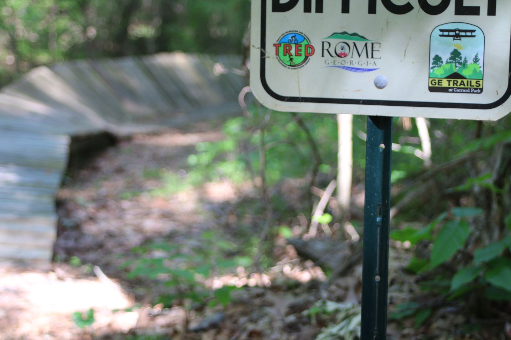 Cleanup at the GE trails at Garrard Park